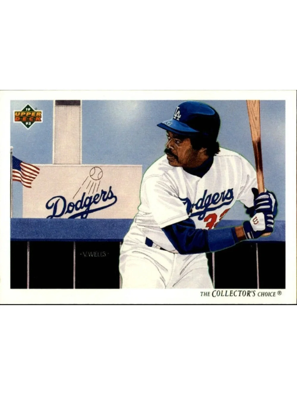 Eddie Murray 1992 Upper Deck MLB #32 Team Checklist Card Los Angeles Dodgers